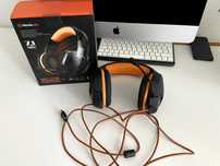 Навушники гарнітура REAL-EL GDX-7700 SURROUND 7.1 black-orange