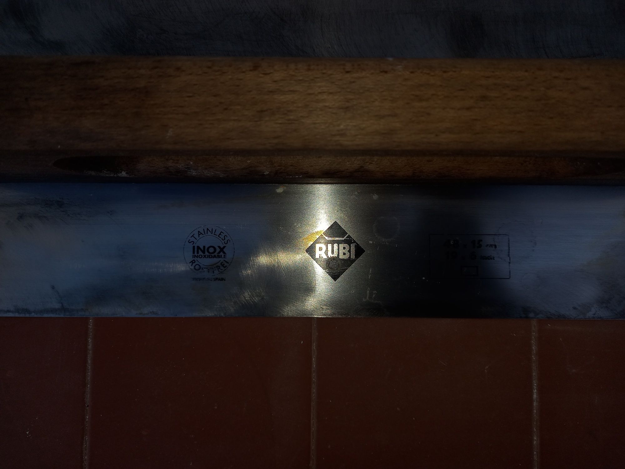 Talocha de inox rubbi