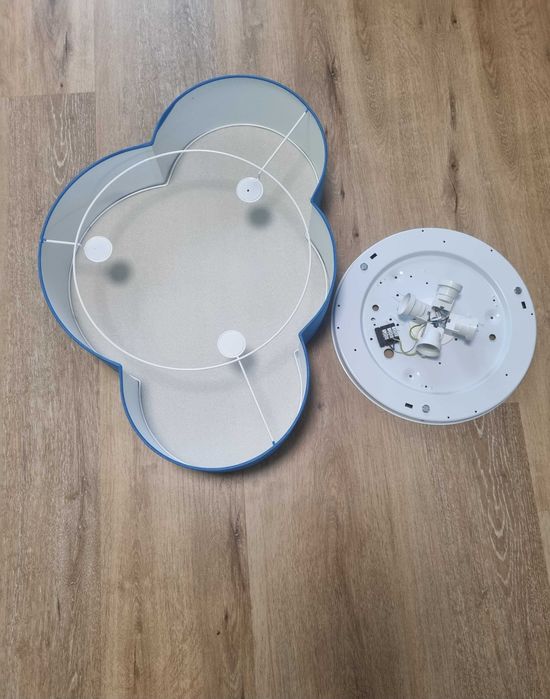 Lampa sufitowa chmurka niebieska
