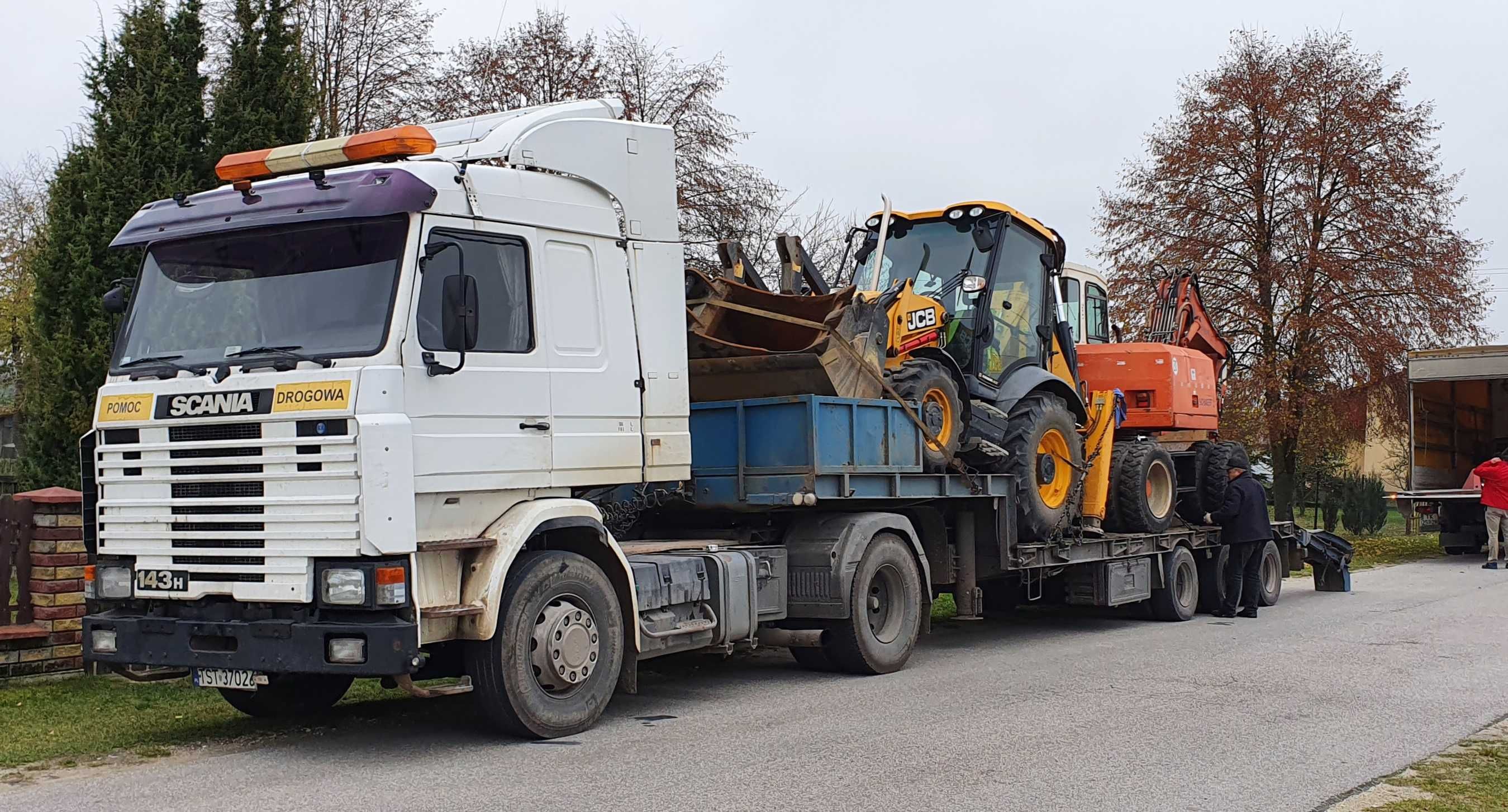 Transport/Niskopodwoziowa/Platforma/Koparka/Kombajn/Harwester/