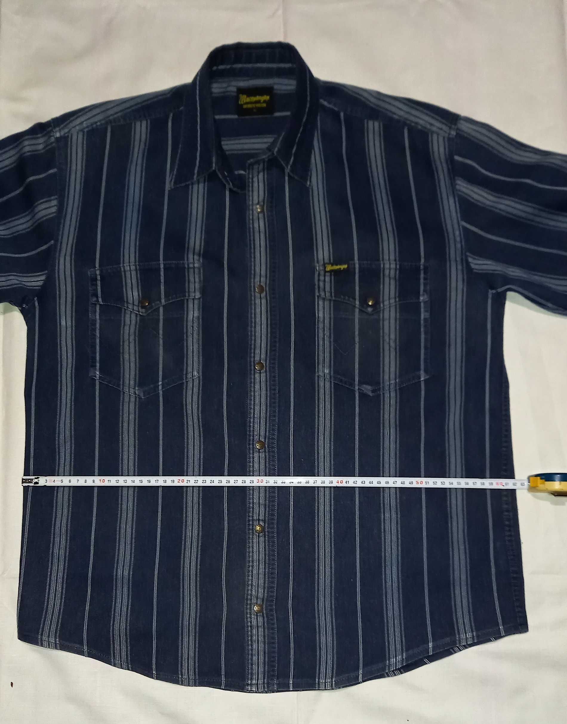 Турецкая джинсовая рубашка Westrenger размер ХL (54)