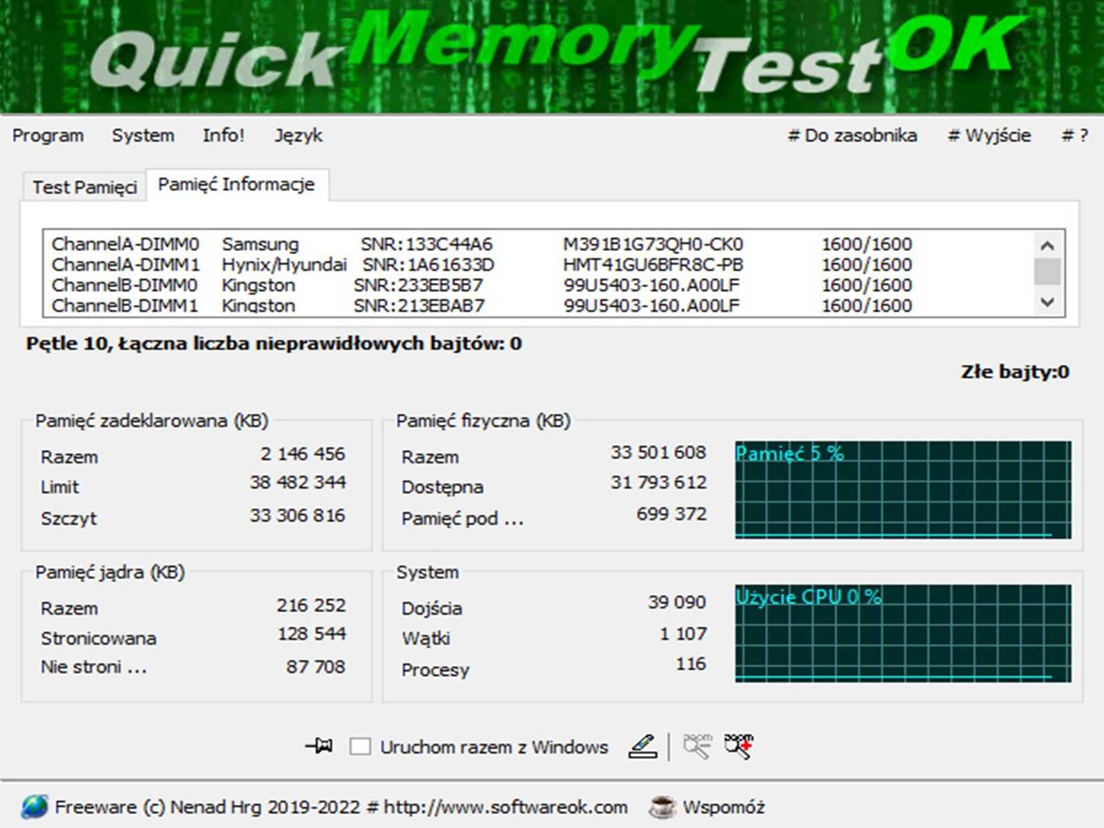 DDR3 8GB PaTrioT 12800 -Komputer