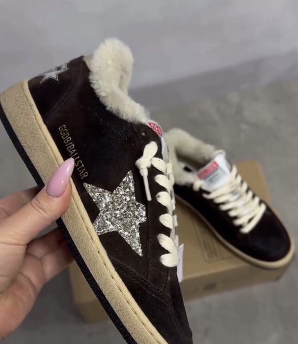 Кеди кросівки утеплені зима Golden Goose