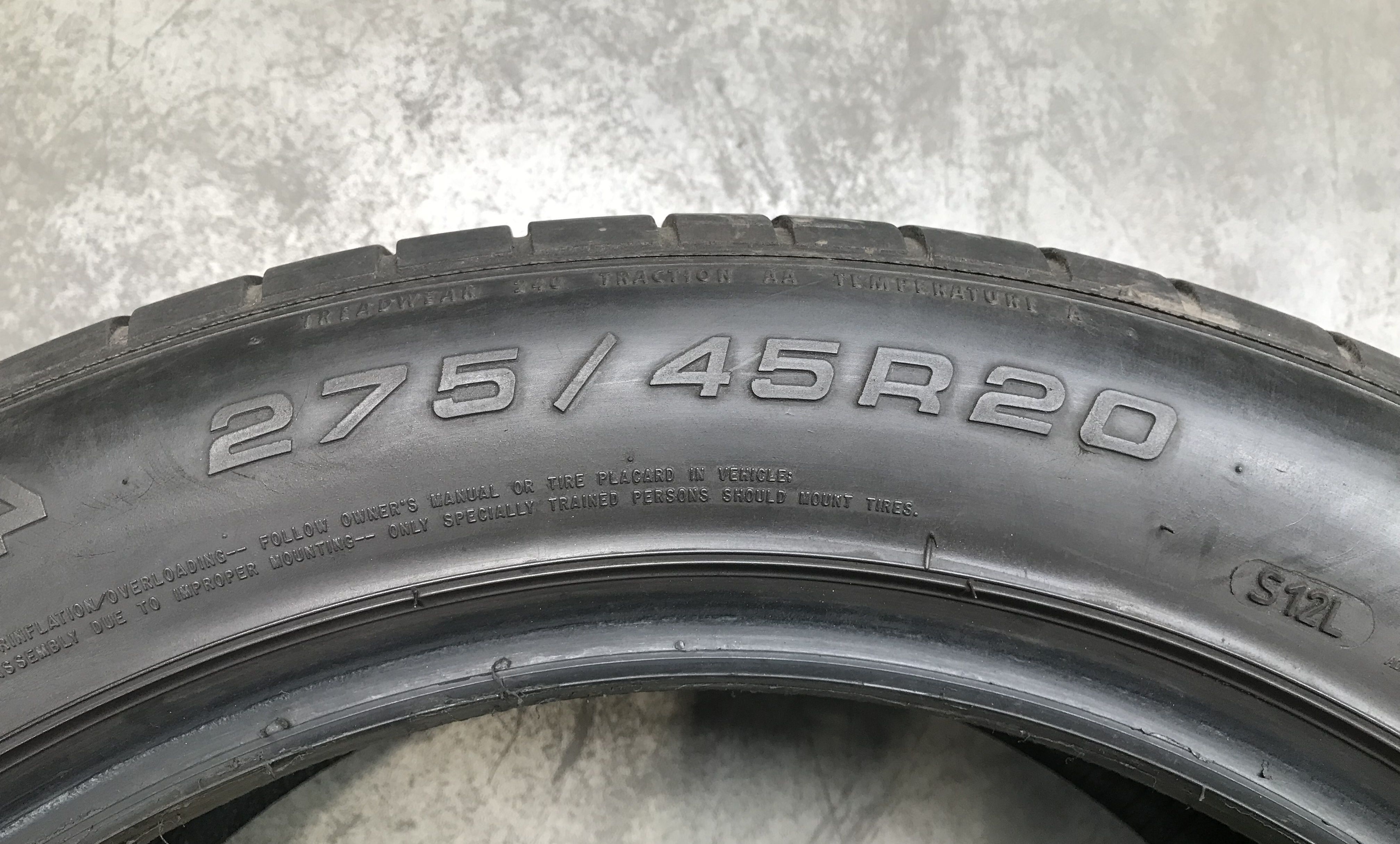 Opona używana letnia 275/45R20 110W Goodyear Eagle F1 4x4 SUV FR XL