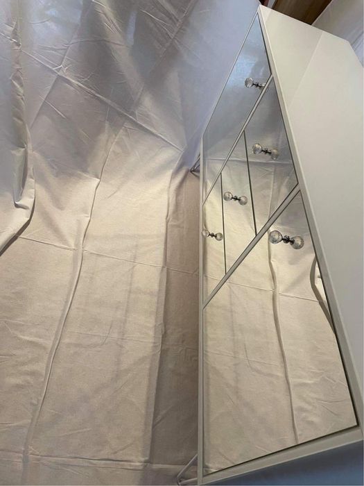 Komoda lustrzana biala, z lustra, hairpin, glamour, POLECAM!!!