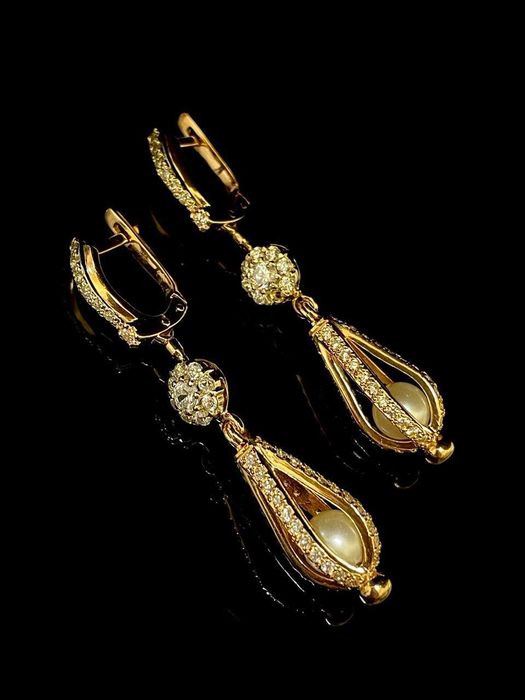 Золотые серьги/Золоті сережки