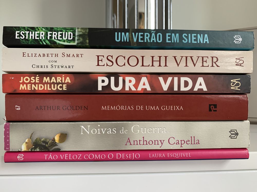 Livros de leitura novos e semi-novos