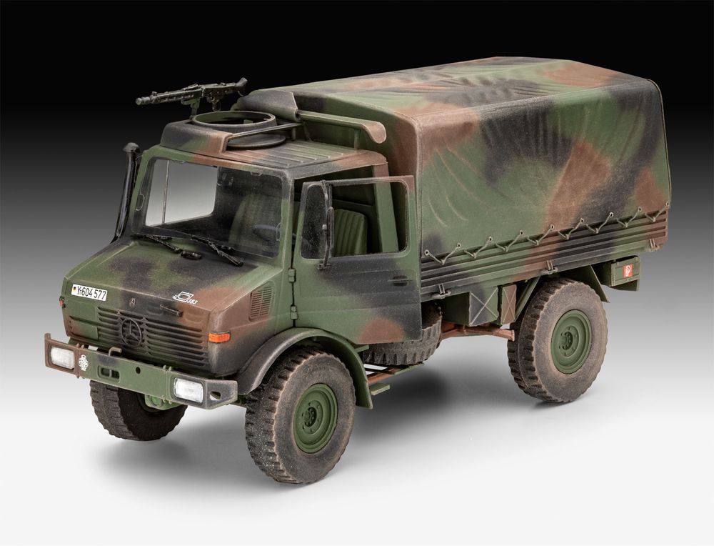 Model do sklejania POJAZD 1/35 Revell 03337 UNIMOG 2T MILGL