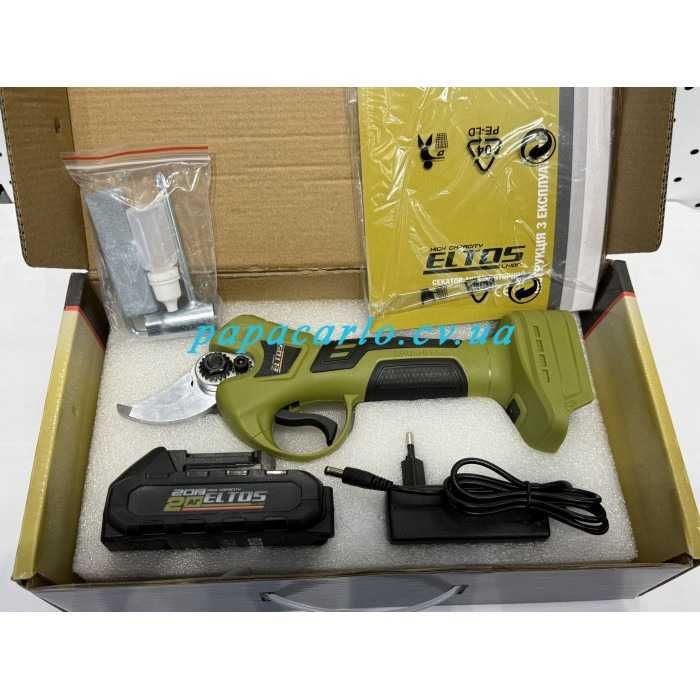Секатор акумуляторний ELTOS СА-20BL-1