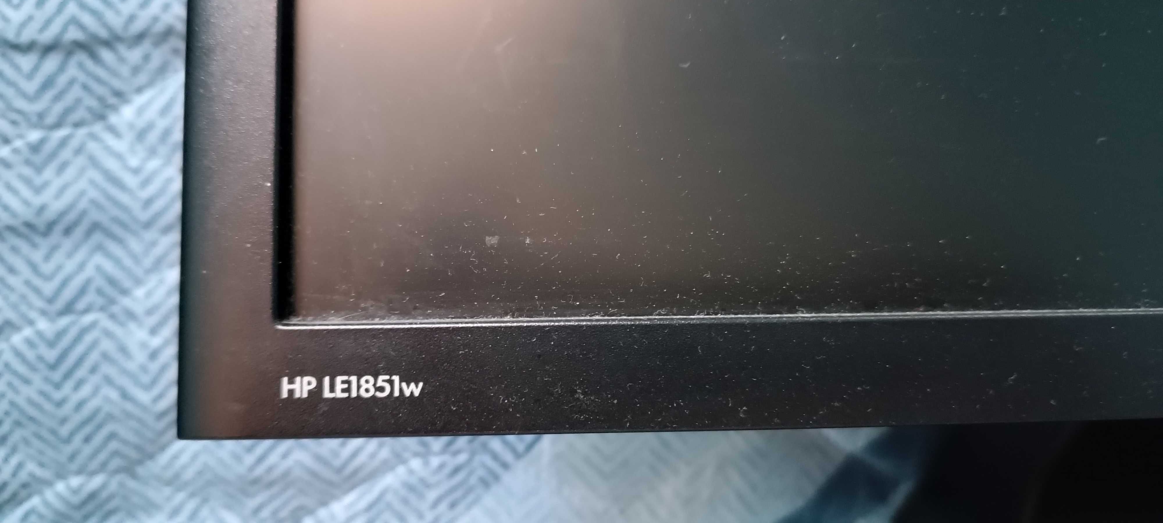Monitor LCD HP LE1851w widescreen de 18,5 polegadas VGA
