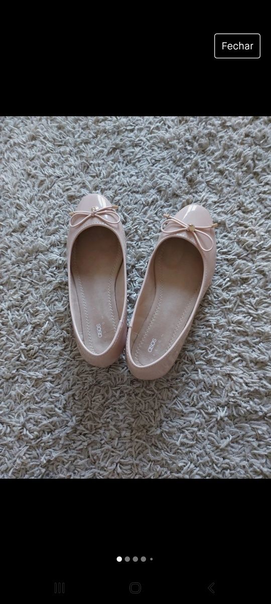Sapatos T 38 semi novos