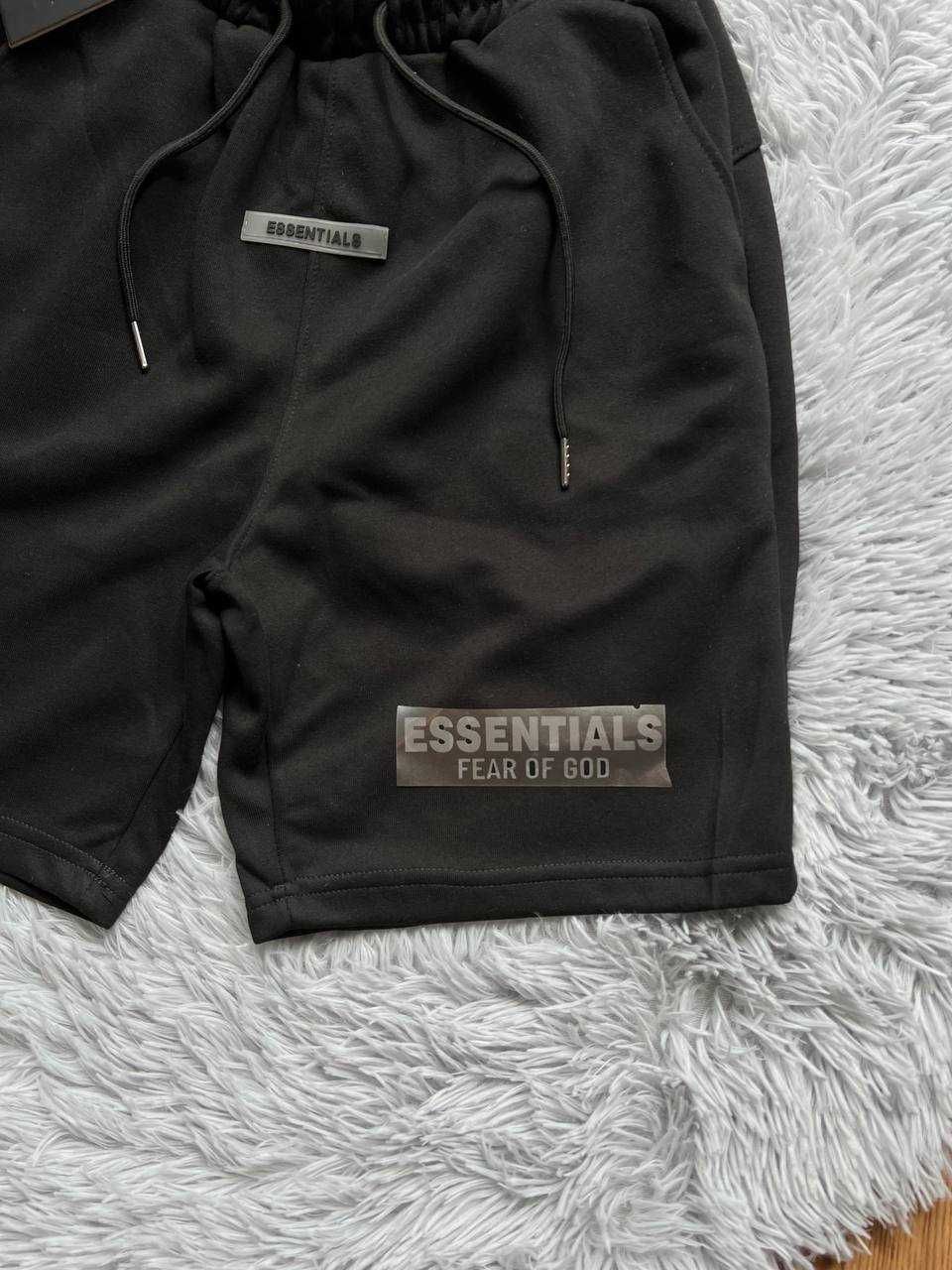Essentials Szorty Czarne Black