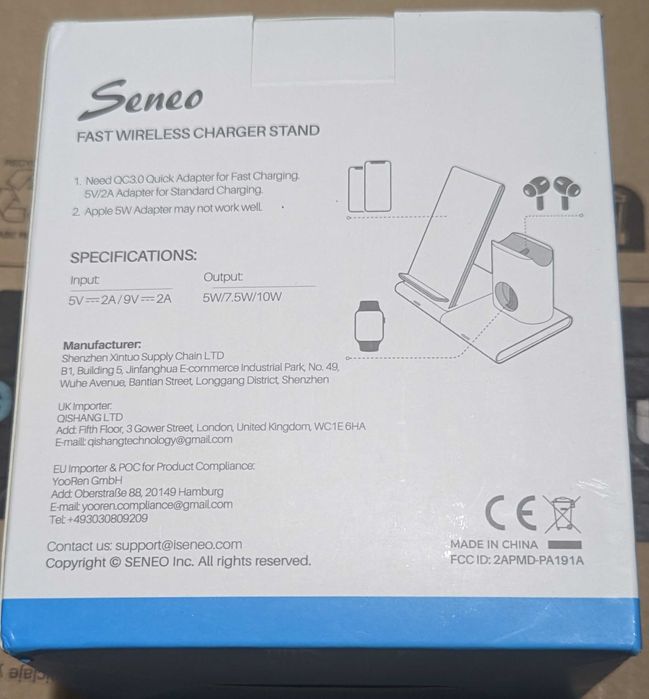 Ladowarka bezprzewodowa 7.5W do Apple Iphone