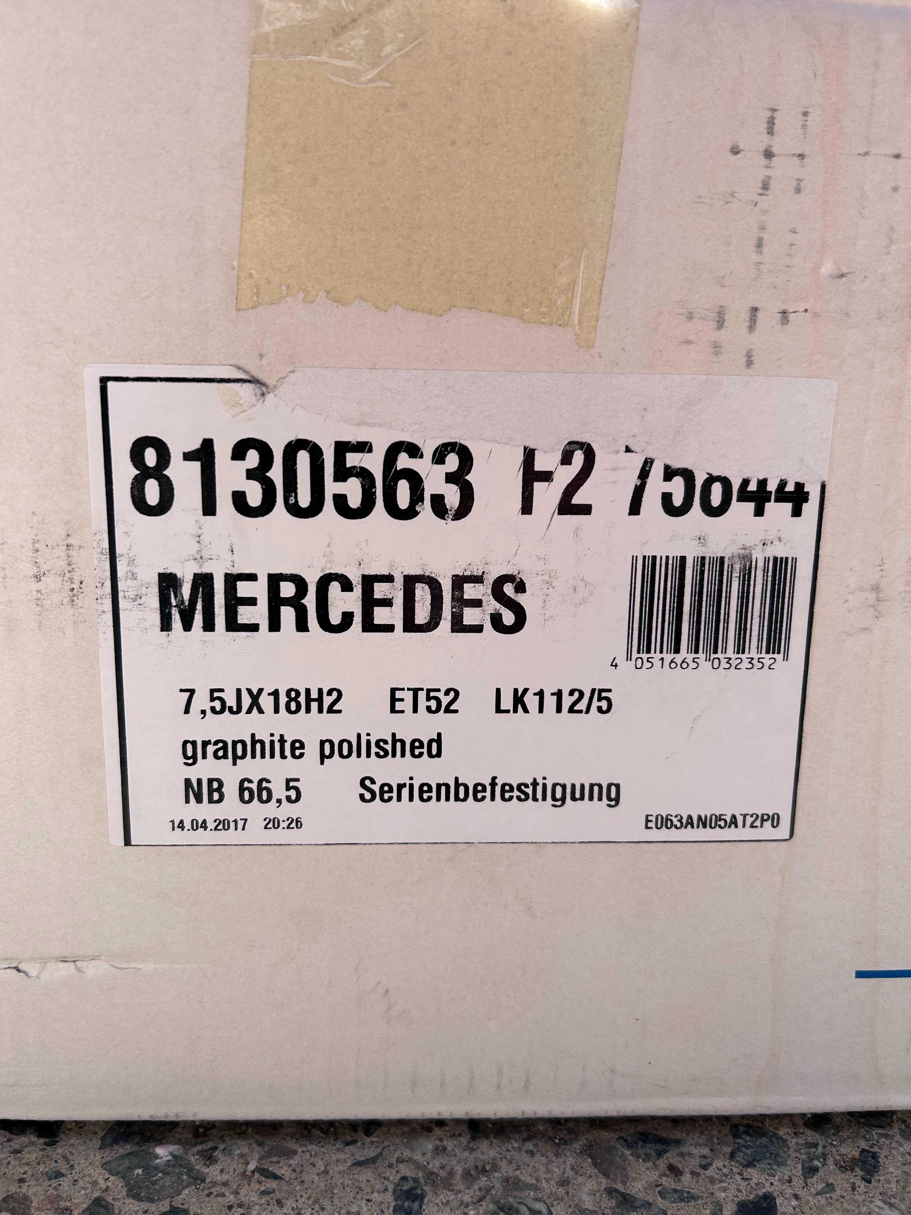 alufelgi 18 Borbet Mercedes A B V KL CLA GLE Vito Metris nowe grafit