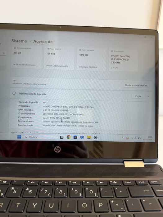 Portátil HP Pavilion x360 Convertible 14-dh0xxx