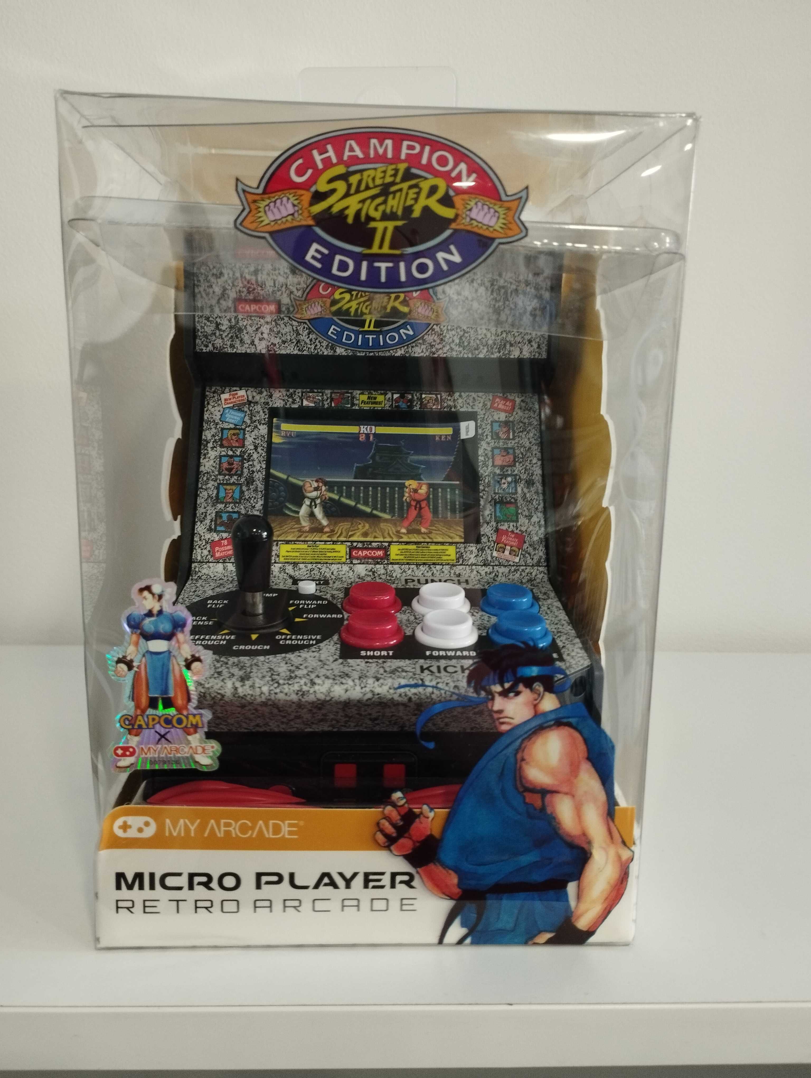 Micro Player Retro Arcade Street Fighter II Champion