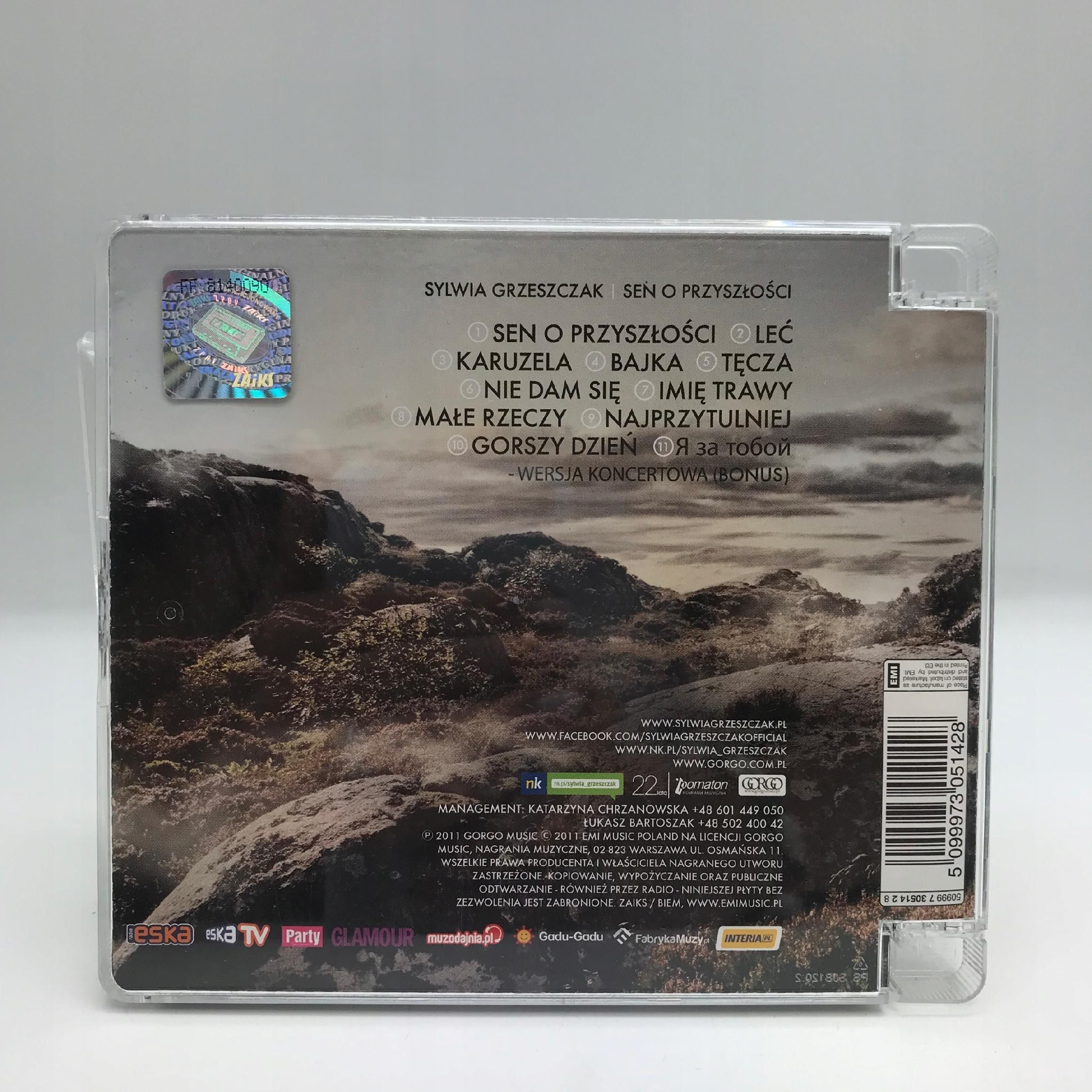 cd - sylwia grzeszczak - sen o przyszłości