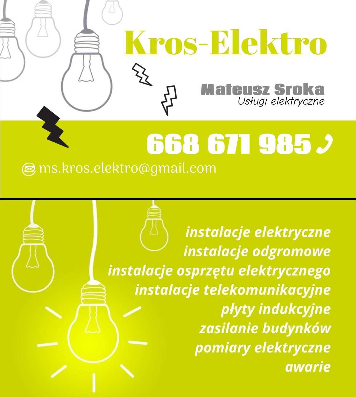 Kros-Elektro usługi elektryczne, instalacje elektryczne
