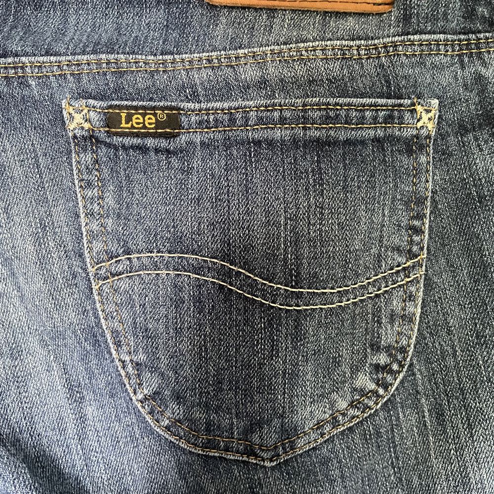 Granatowe spodnie jeansowe Lee Lady LeeRiders y2k [W30 L33]
