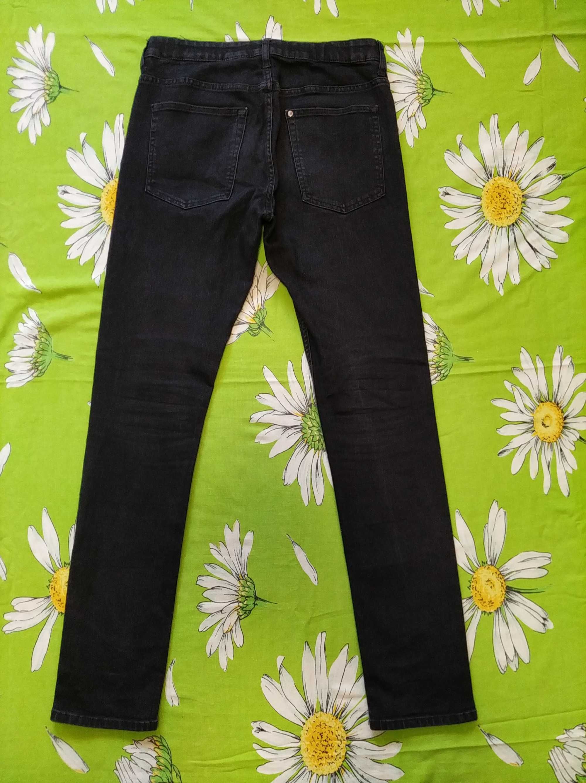 Чорні,фірмові,шкільні джинси,брюки для хлопчика 13-14 років-H&M