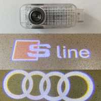 Проекция подсветка двери Audi A4 A5 A6 A7 Q5 S-line підсвітка проекція