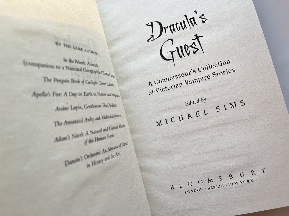 Книга «Dracula's Guest» Michael Sims