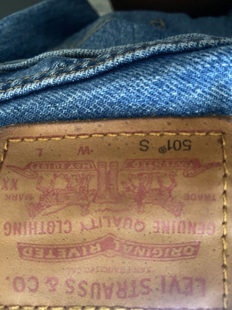 Calças ganga Levis 501