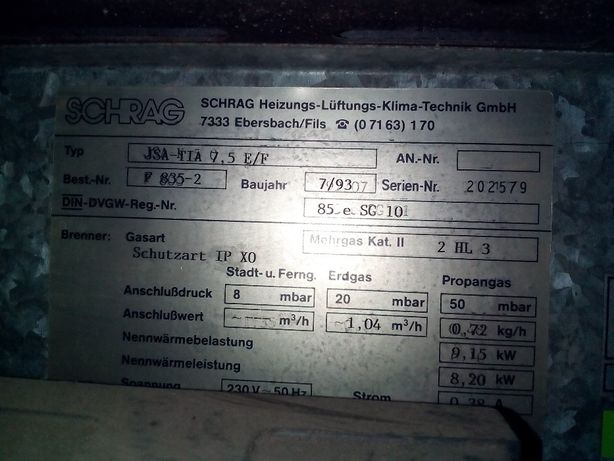 SCHRAG - Gazowy wkład kominkowy - GAZ - Kominek