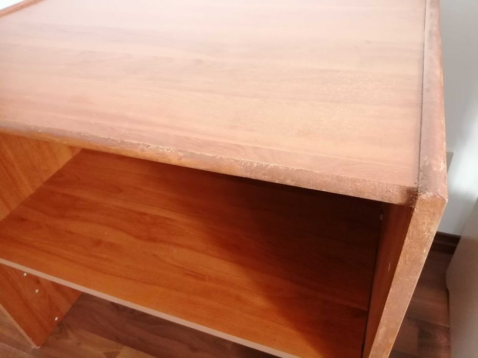 Secretaria madeira castanha