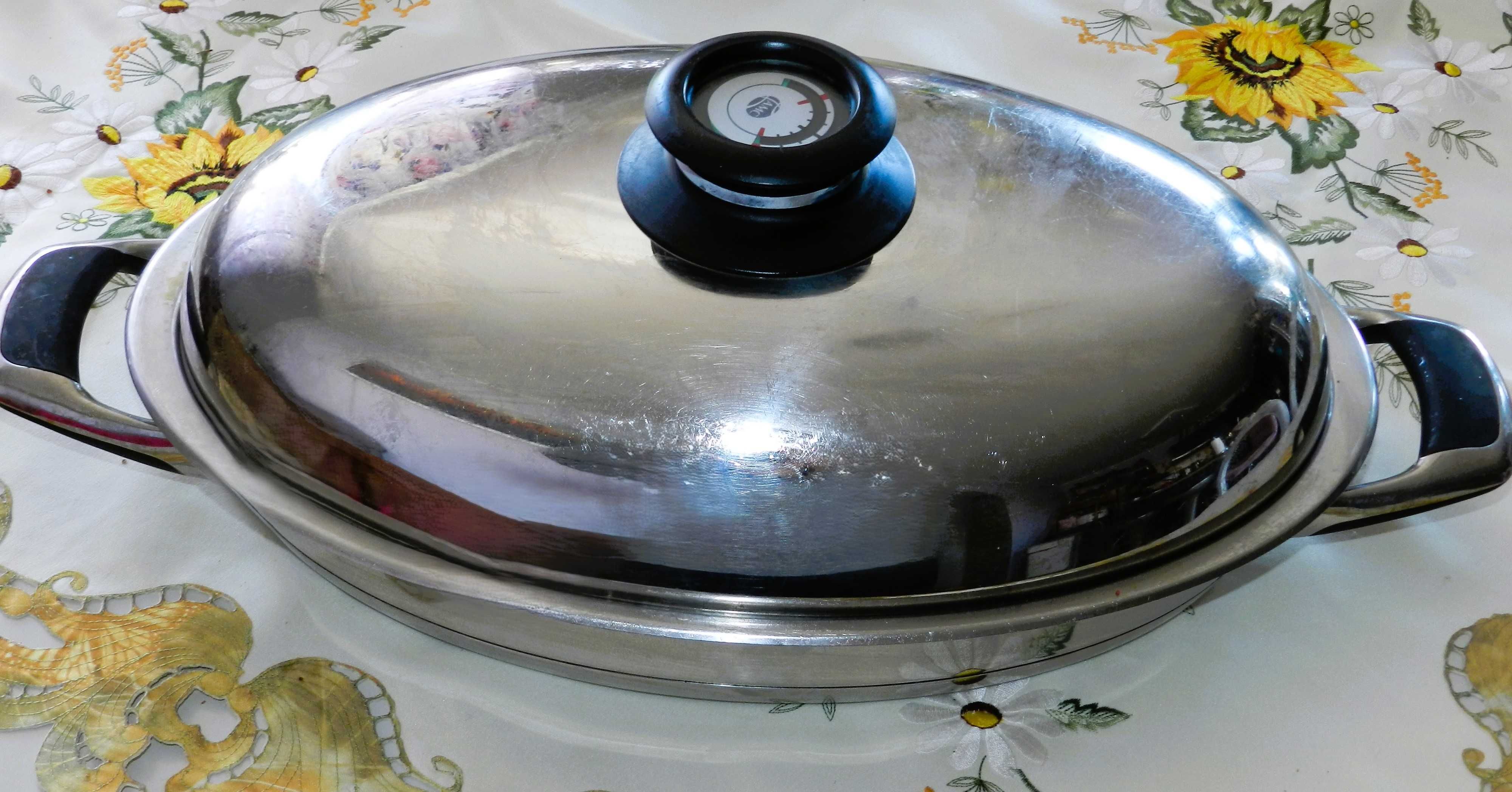 Brytfana  z pokrywa Amc indukcja poj. 3,5 l ,śred.38 cm kaczka