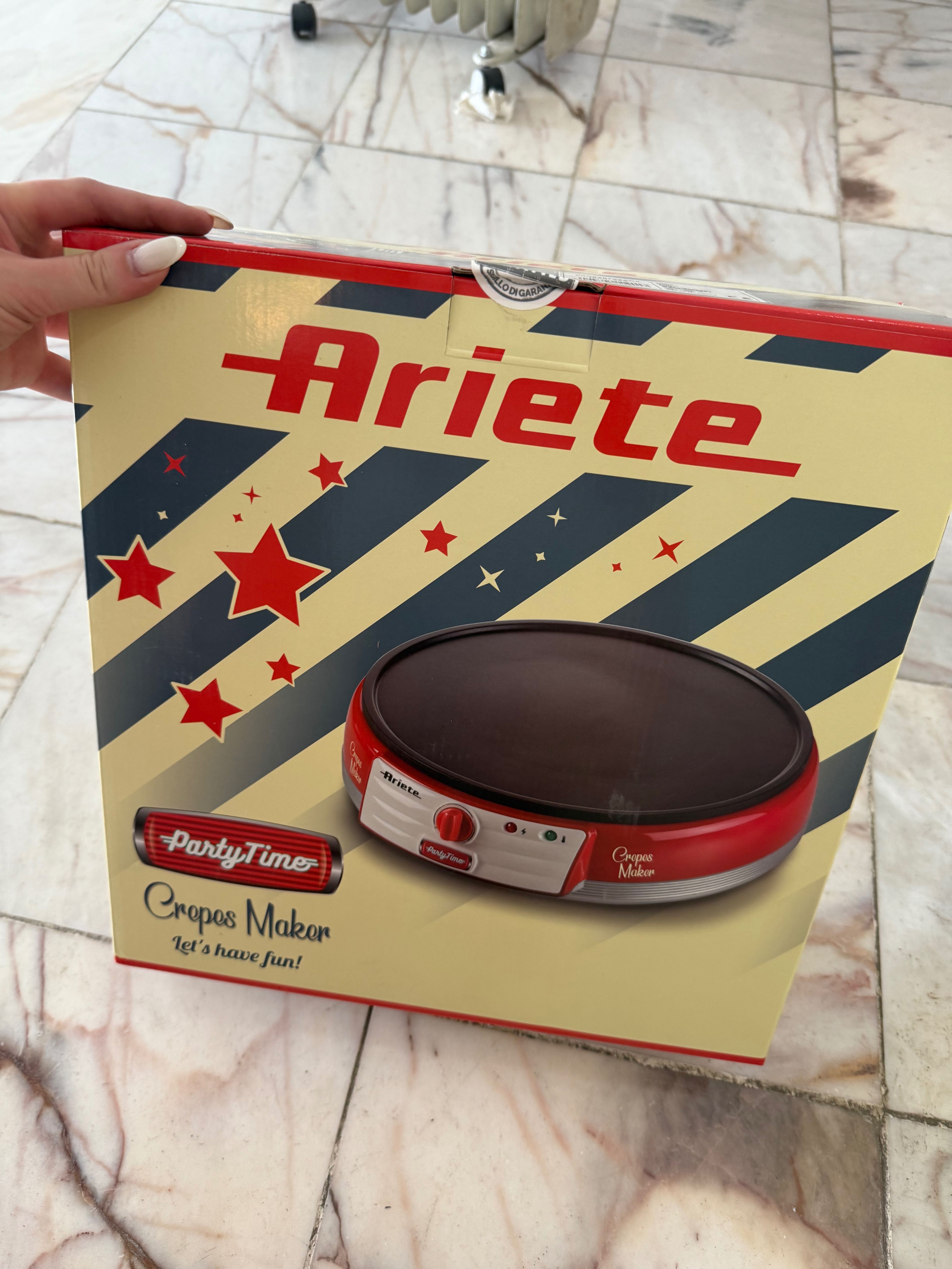 Máquina de fazer crepes nunca usada