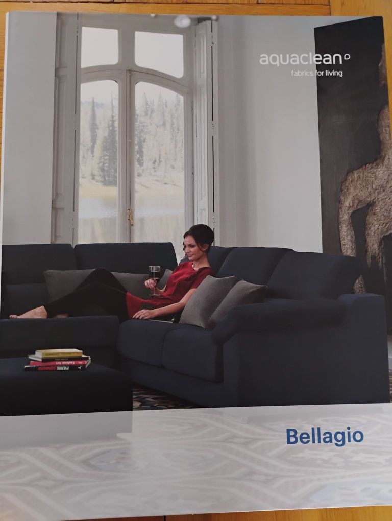 Próbnik, wzornik tkanin Bellagio aquaclean