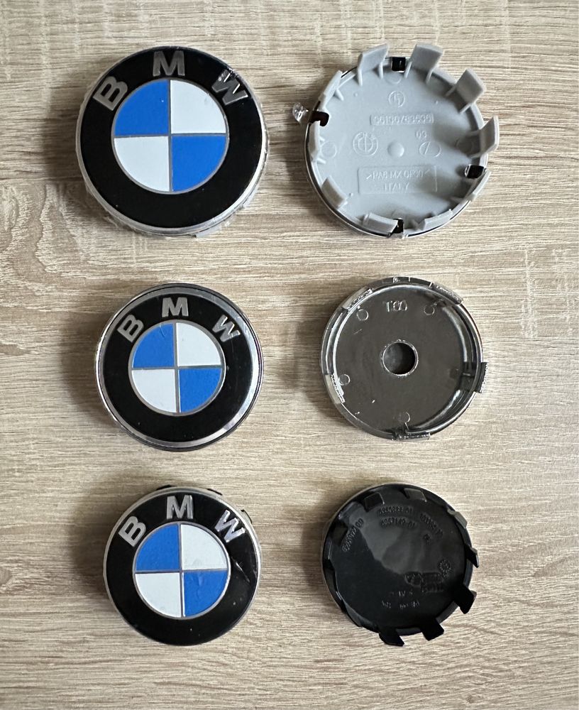 Conjunto 4 centros jantes BMW 56mm 60mm 65mm 68mm Carbono incluído