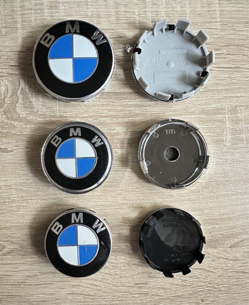 Conjunto 4 centros jantes BMW 56mm 60mm 68mm Carbono incluído