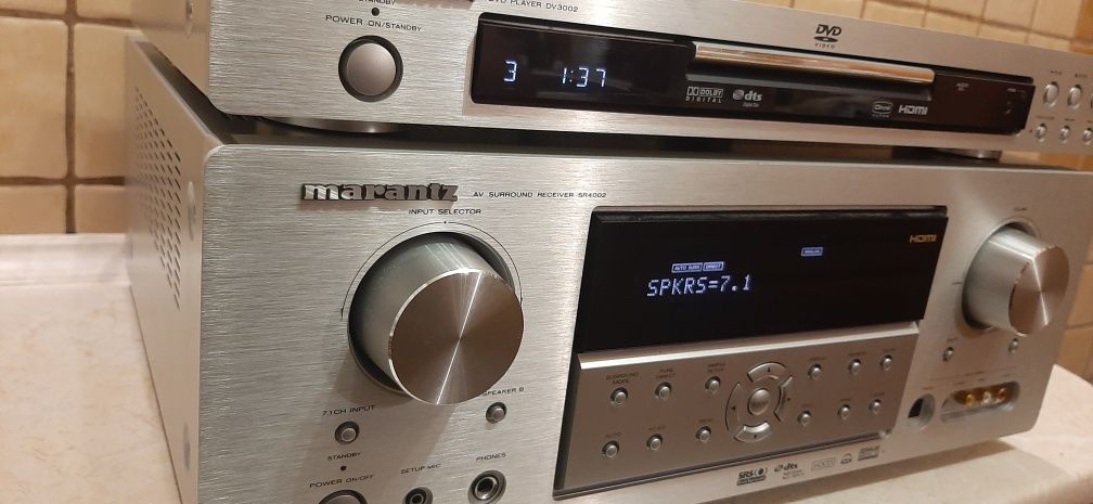 Marantz zestaw kina domowego wzmacniacz i DVD