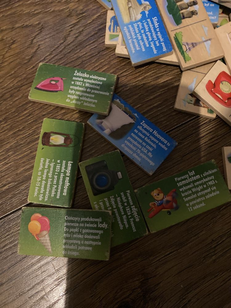 Domino dla dzieci plus zestaw pionków do gier planszowych