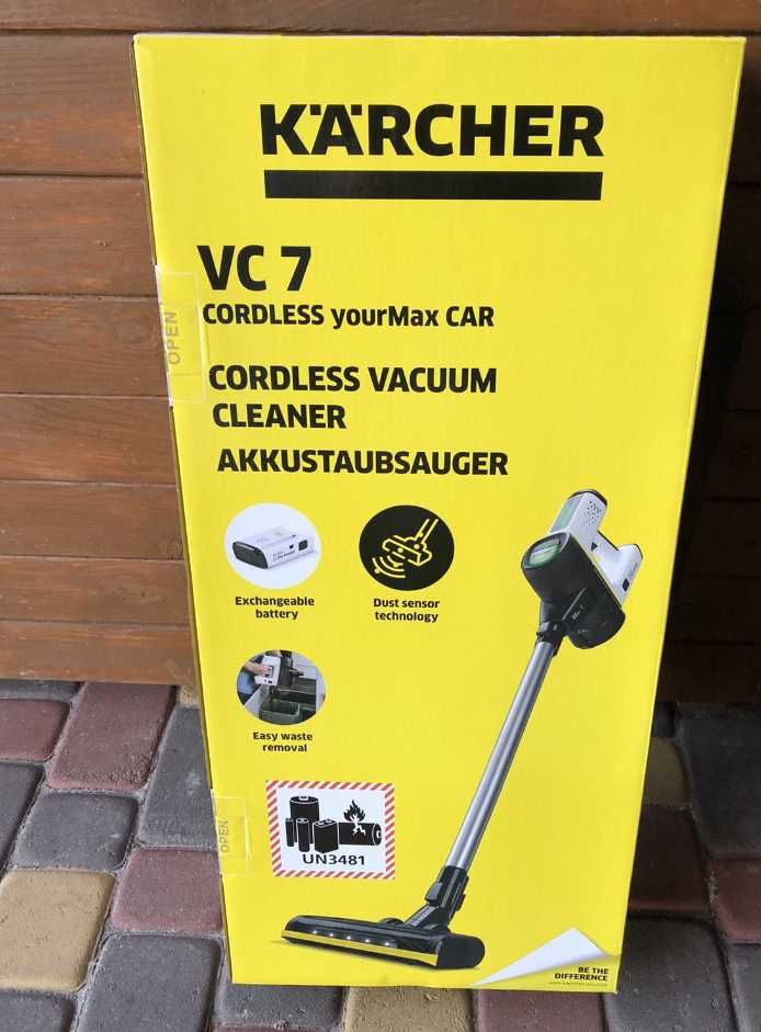 Акумуляторний пилосос VC 6 OURFAMILY/VC 7 cordless yourmax car. Новий