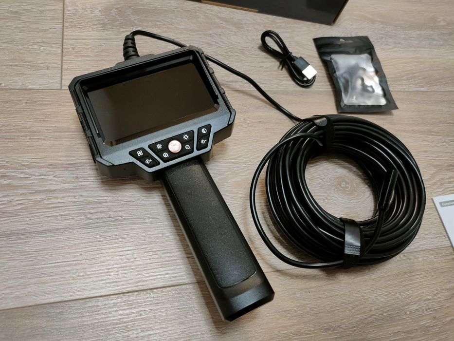 Kamera Inspekcyjna Warsztatowa Endoskop IP67 Do Rur Silnika 15m 8LED