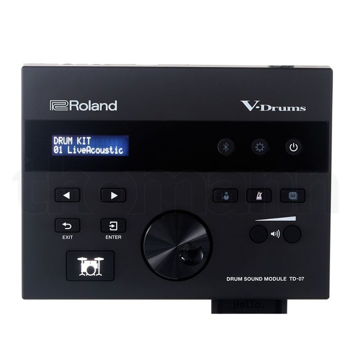 Bateria eletrónica Roland TD-07 DMK completa e com extras