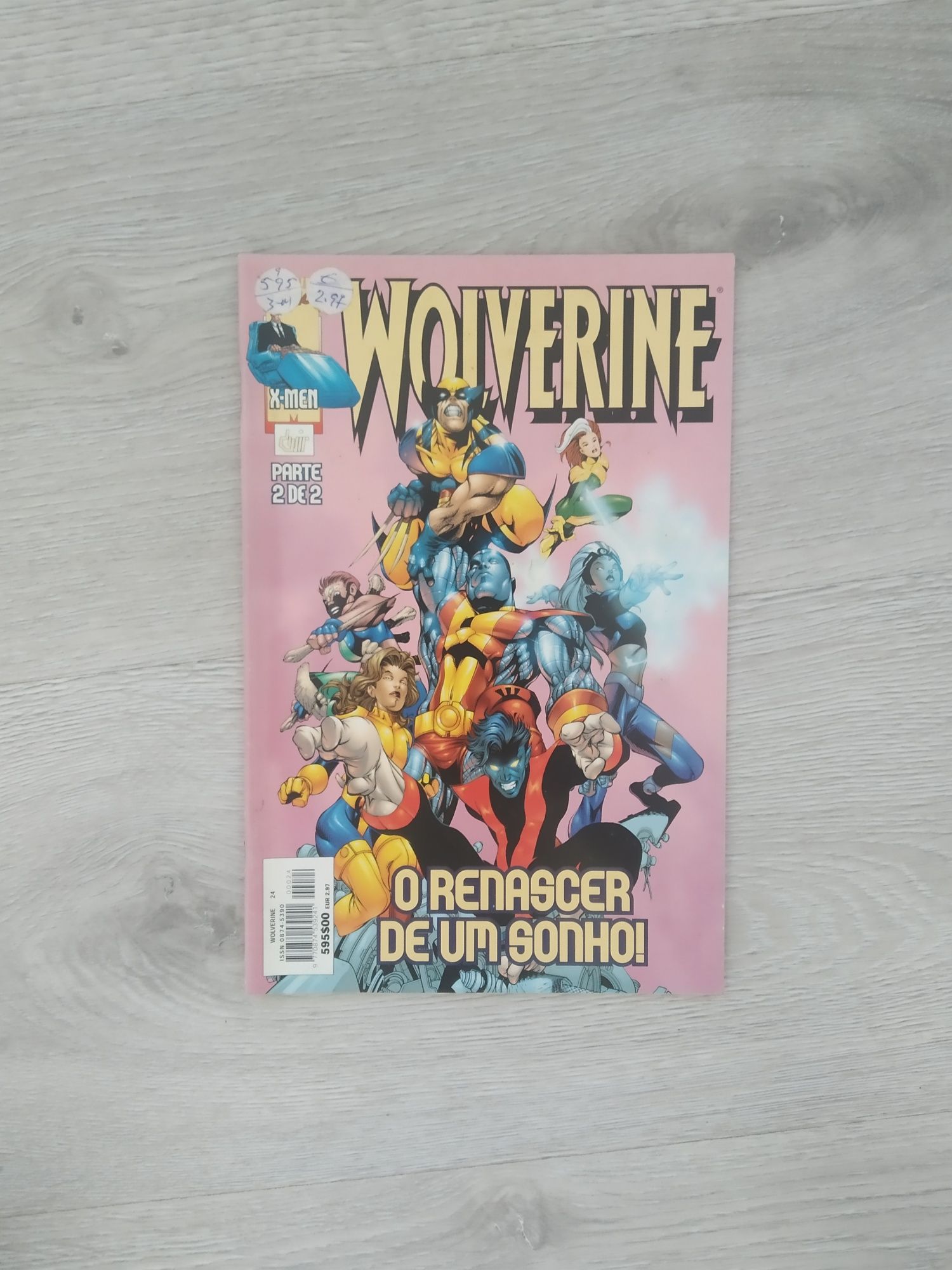 Lote 7 bandas desenhadas "Wolverine"