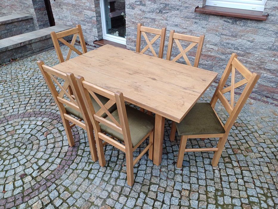 Komplet stol 6 krzesel krzesla tanio solidnie do baru restauracji nowe