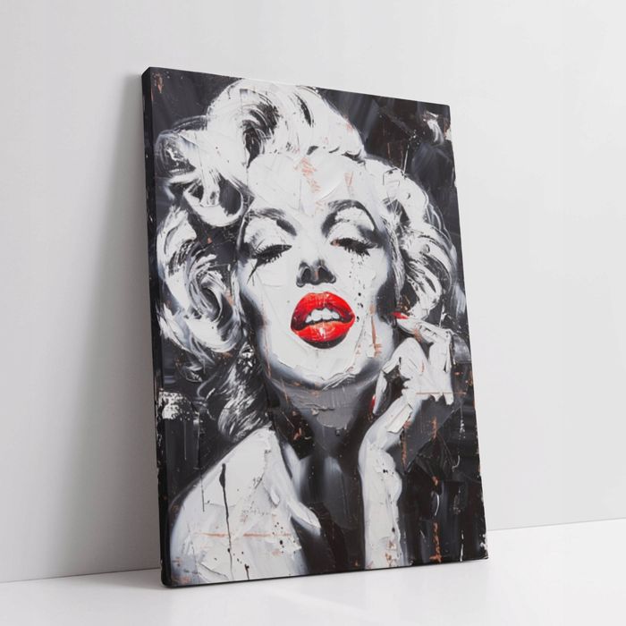 Obraz na płótnie Marilyn Monroe 30x40 cm - Ikona Popkultury в Pop-Art