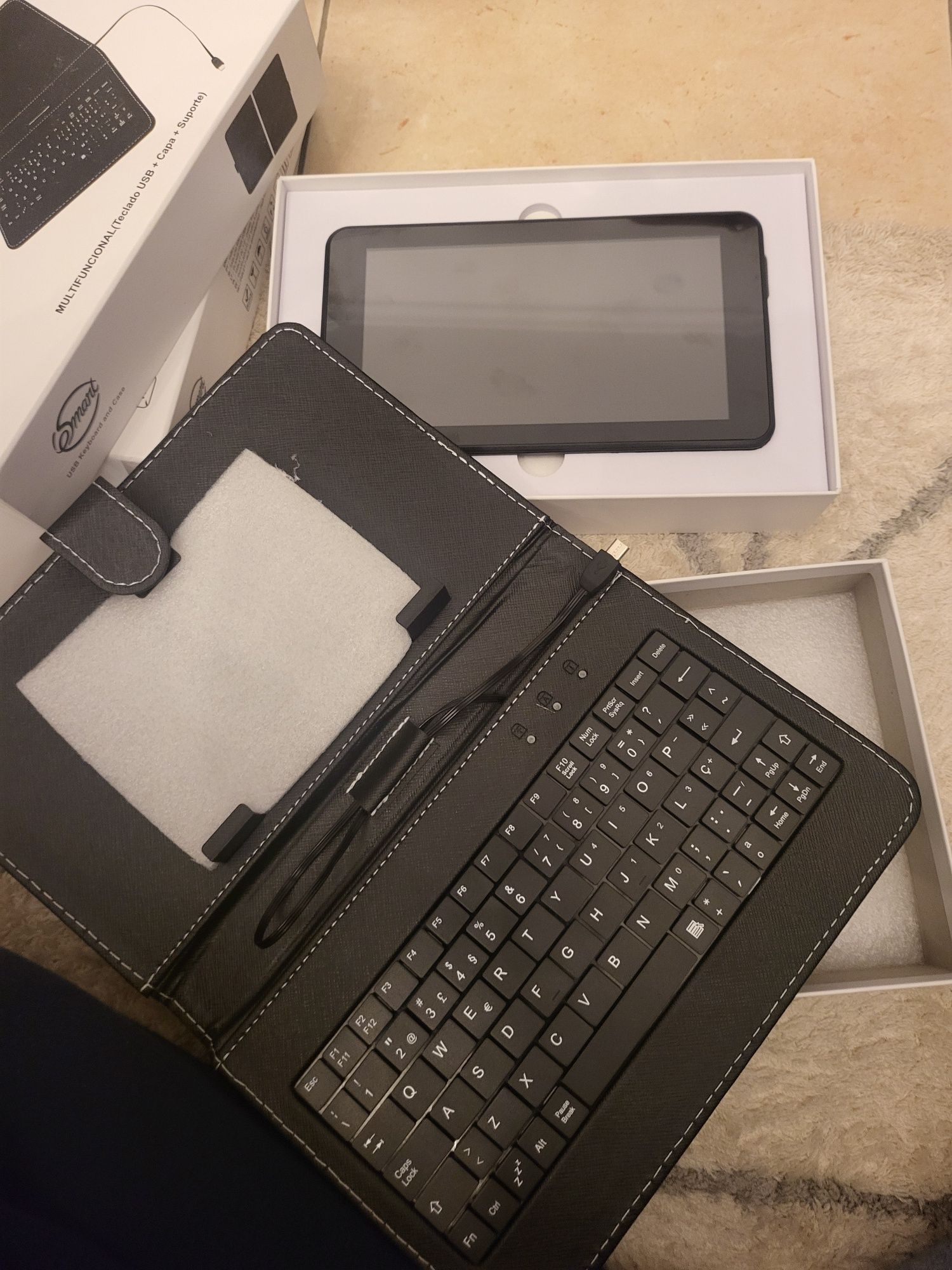 Tablet smart+capa teclado