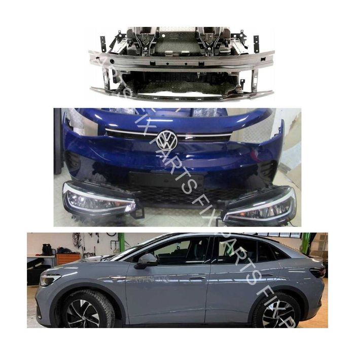 Фары VW ID.5 LED оригинал блоки, решетка, бампер, скло
