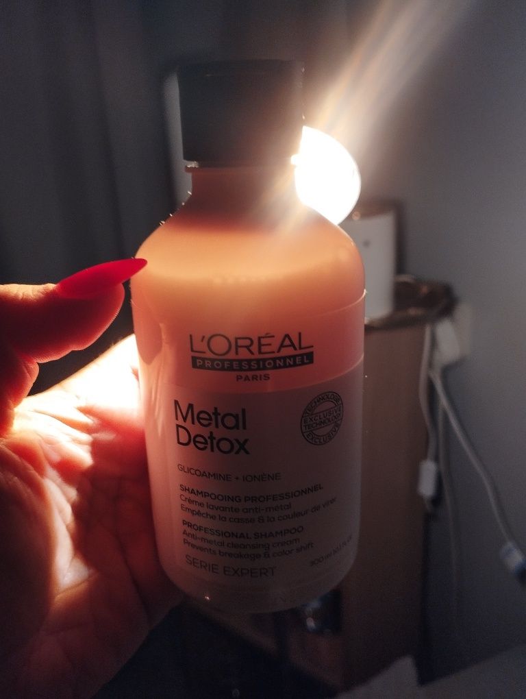 zestaw L'Oreal Metal Detox szampon + pre-szampon preparat