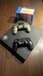 Ps4 pro + dwa pady + 6 gier