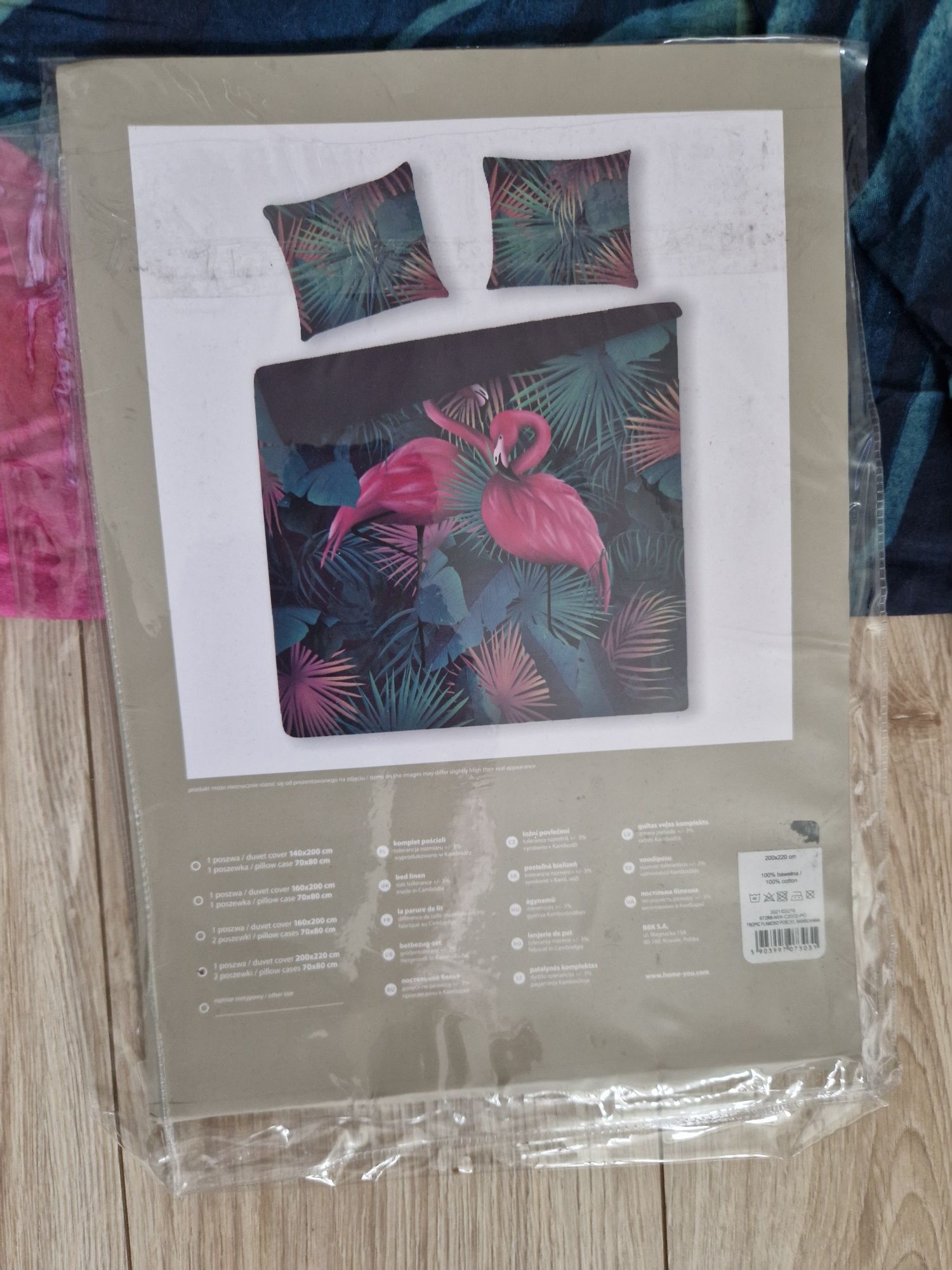 Pościel home&you r. 200x220/ 2x70x80 bawełniana Gratis prześcieradło