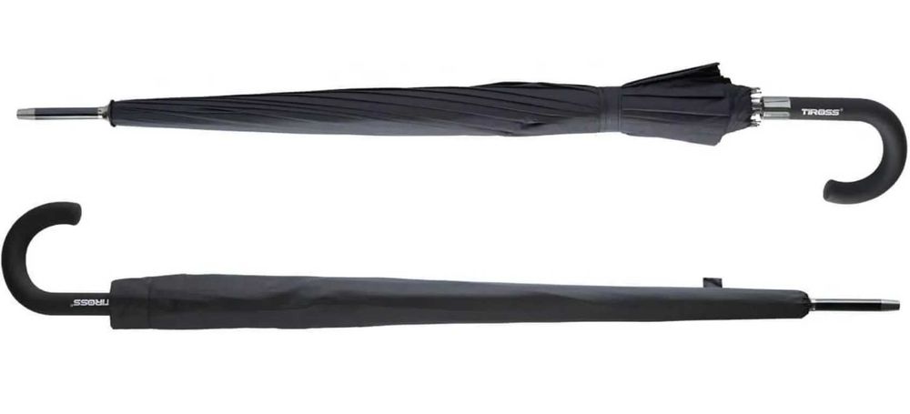 Parasol czarny rządowy prezydencki wiatroodporny automat