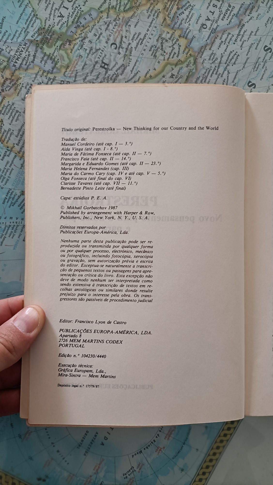 Livro Perestroika, Anos de Transformação para a URSS e para o Mundo