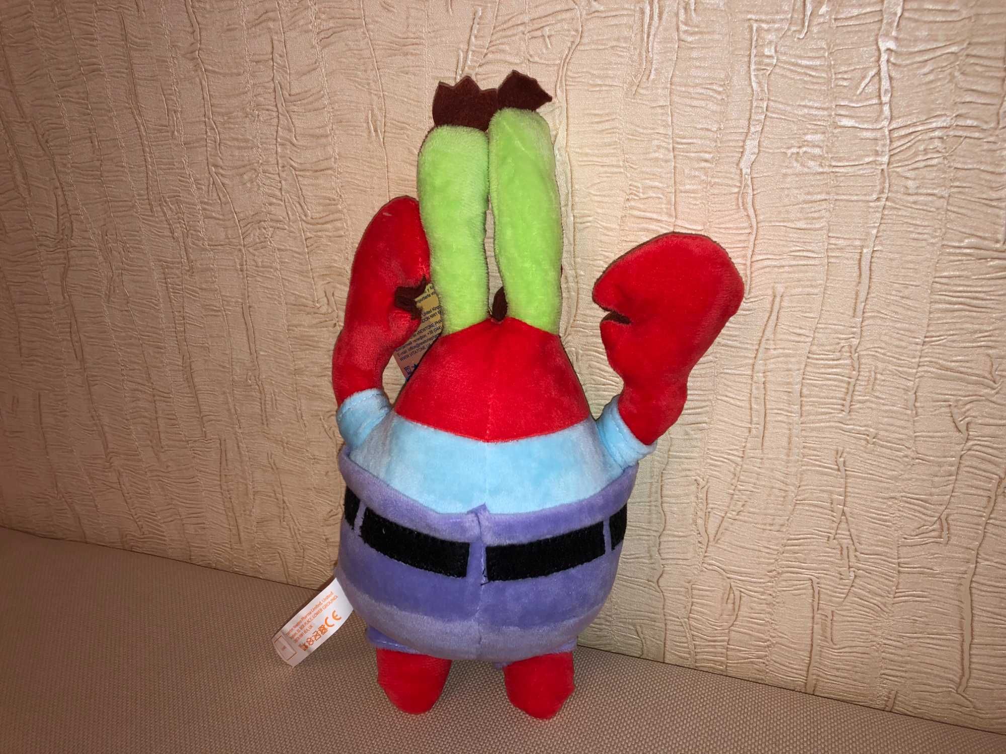 Плюшева іграшка​ Містер Крабс від Nickelodeon з мультика Губка Боб